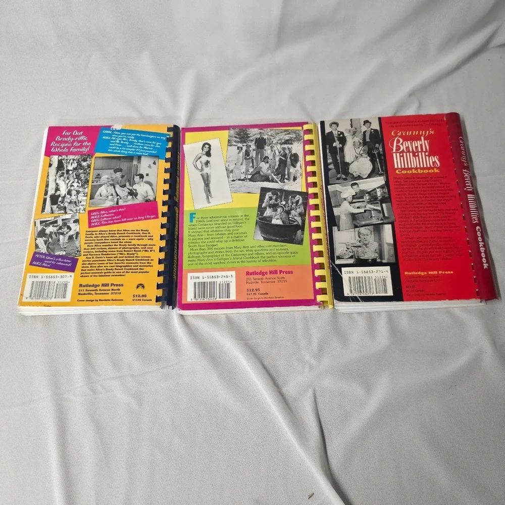 Gilligan's Island, Beverly Hillbillies & Brady Bunch Cook Books